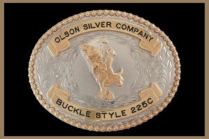 Custom Belt buckle oval shaped bronze banners